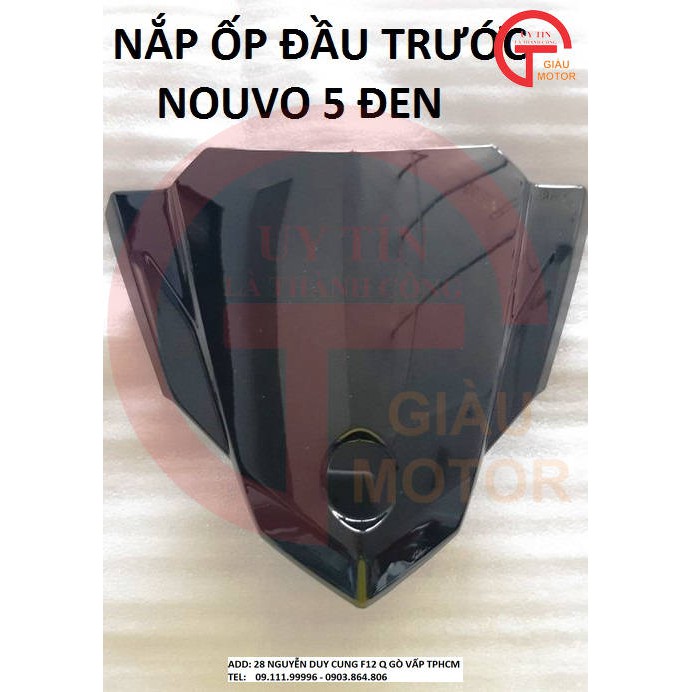 YAMAHA OD - NẮP ỐP ĐẦU TRƯỚC NOUVO 5 ĐEN