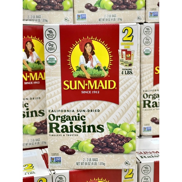 Nho khô SUN MAID 1701gr hãng Mỹ chính hãng