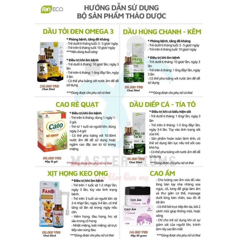 Siro rẻ quạt 100 ml