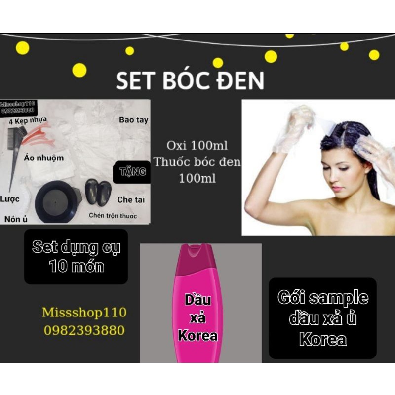 BÓC ĐEN - Thuốc bóc dành cho tóc nhuộm đen