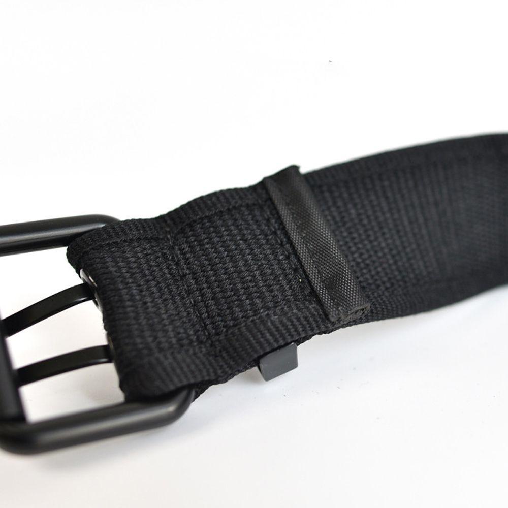 Thắt Lưng Vải Canvas Phối Hai Hàng Nút Phong Cách Retro Thời Trang Cho Nam Và Nữ