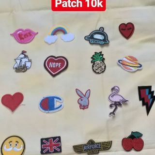 Patch ủi hoặc thêu 10k/cái