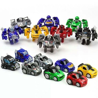 Đồ chơi trẻ em Bumblebee Transformers Megatron Optimus Prime mô hình rô bốt ô tô Bé trai và gái làm bằng tay
