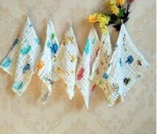 Set 5 Khăn sữa 6 lớp sợi tre