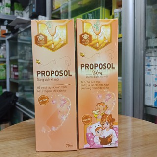 Dung dịch xịt rửa mũi keo ong proposol 70ml