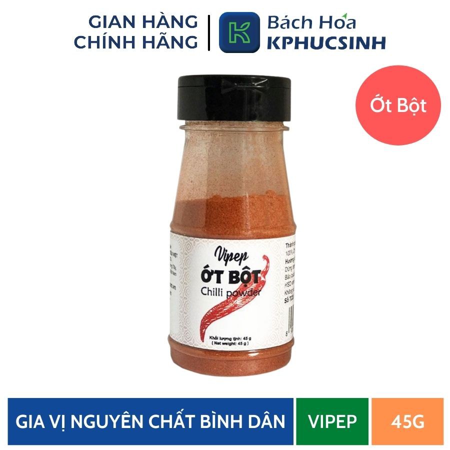 Ớt bột 45g KPHUCSINH - Hàng Chính Hãng