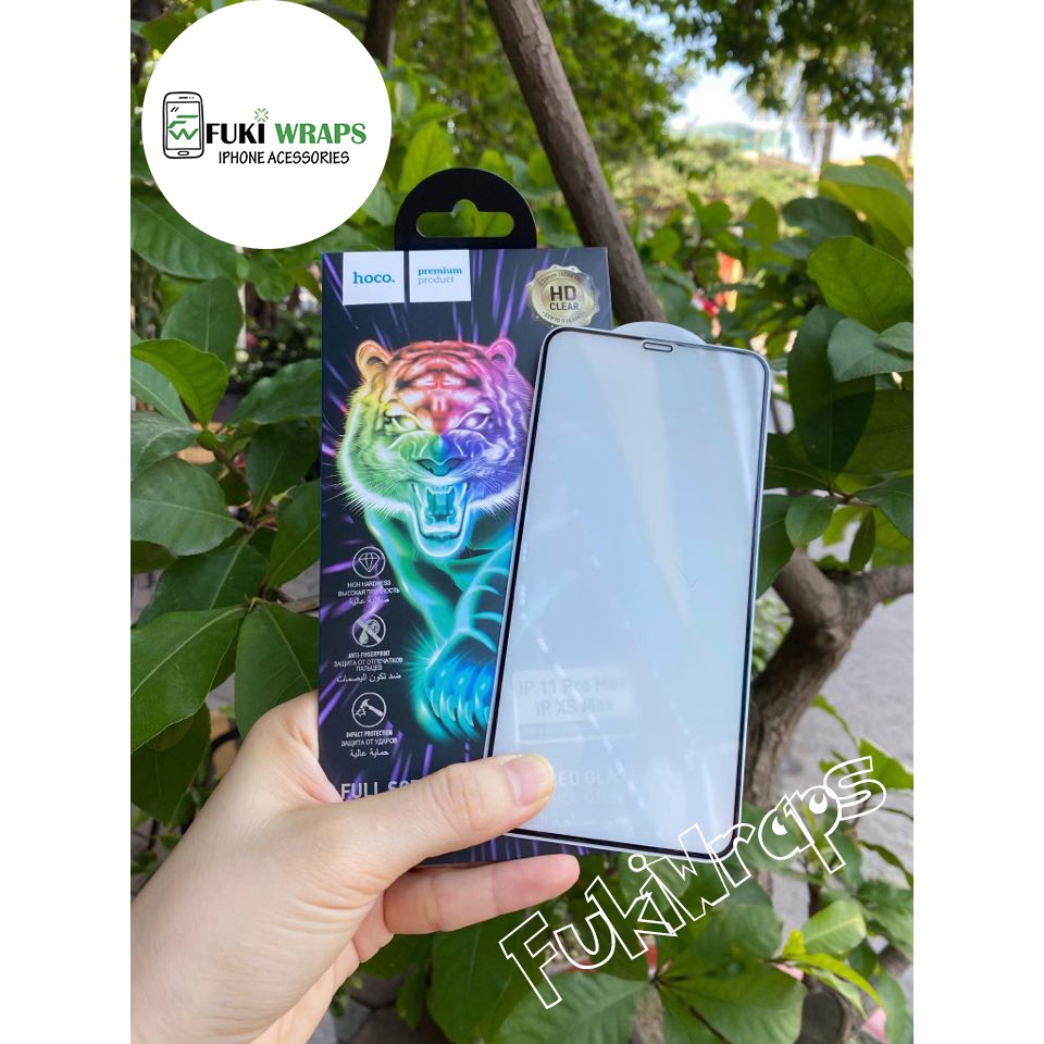 Kính cường lực FULL Màn Hình Hoco G5 cho 7Plus 8Plus XR 11 11PROMAX 12 12Pro 12ProMax 13ProMax FUKISHOP