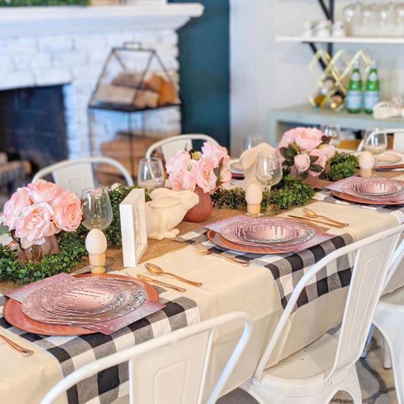 Bộ Dụng Cụ Bàn Ăn Bằng Giấy Dùng Một Lần Trang Trí Tiệc Sinh Nhật