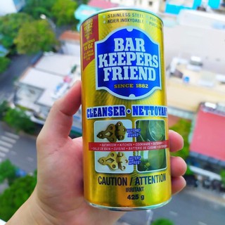 Bột bar keepers friend làm sạch inox xoong nồi, tẩy sạch cặn canxi vách kính ( BKF )