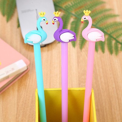 Bút thiên nga vương miện D170 bút hoạt hình bút dễ thương bút kute viết gel