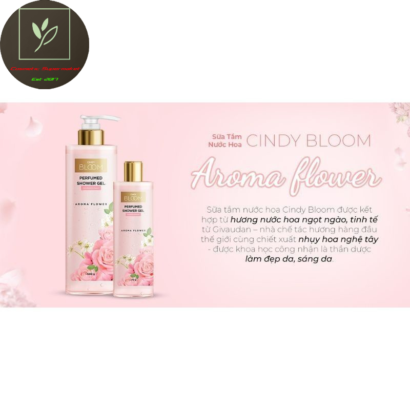 Sữa tắm nước hoa Cindy Bloom 640g