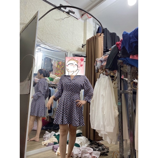 đầm sơ mi za . ra xịn phom ngắn siêu đẹp vnxk