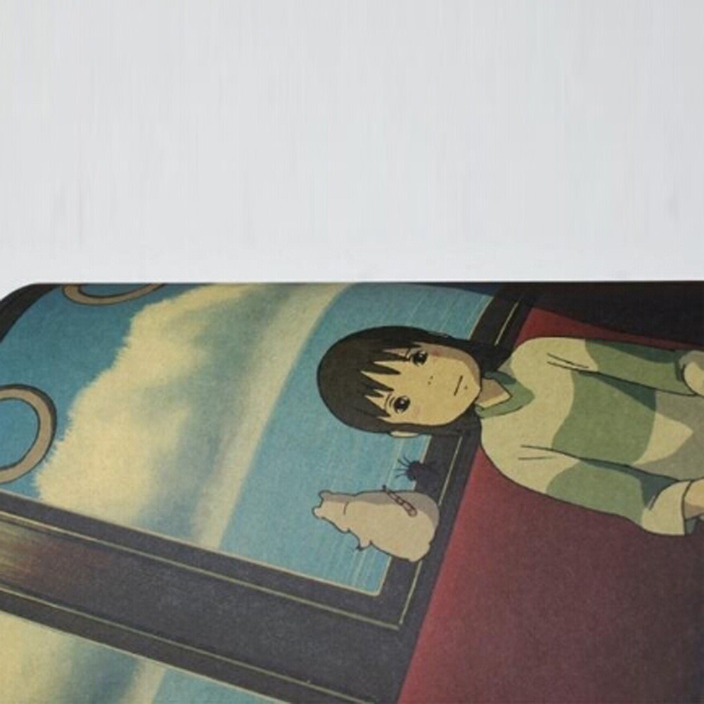 Poster trang trí nội thất hình phim hoạt hình Spirited Away 51x35.5cm