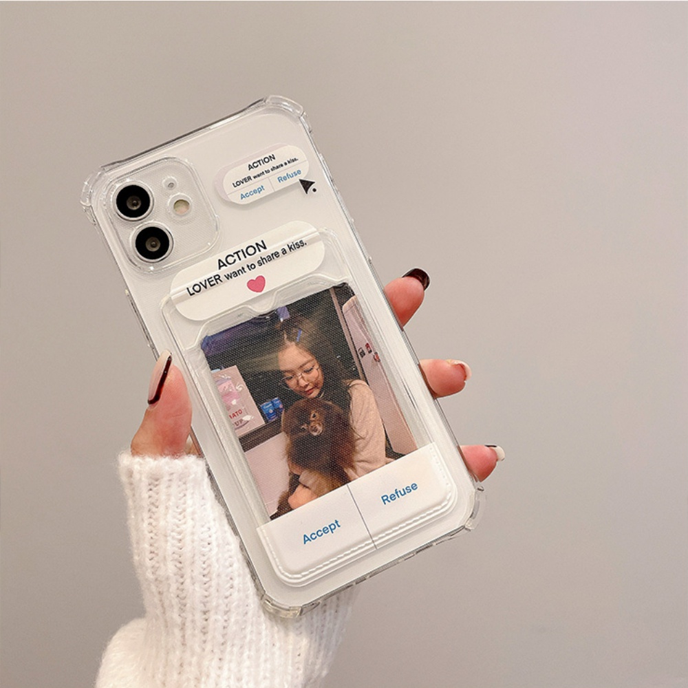 Ốp Điện Thoại Silicon Dẻo Trong Suốt Có Túi Khí Chống Sốc Bảo Vệ Camera Cho Iphone