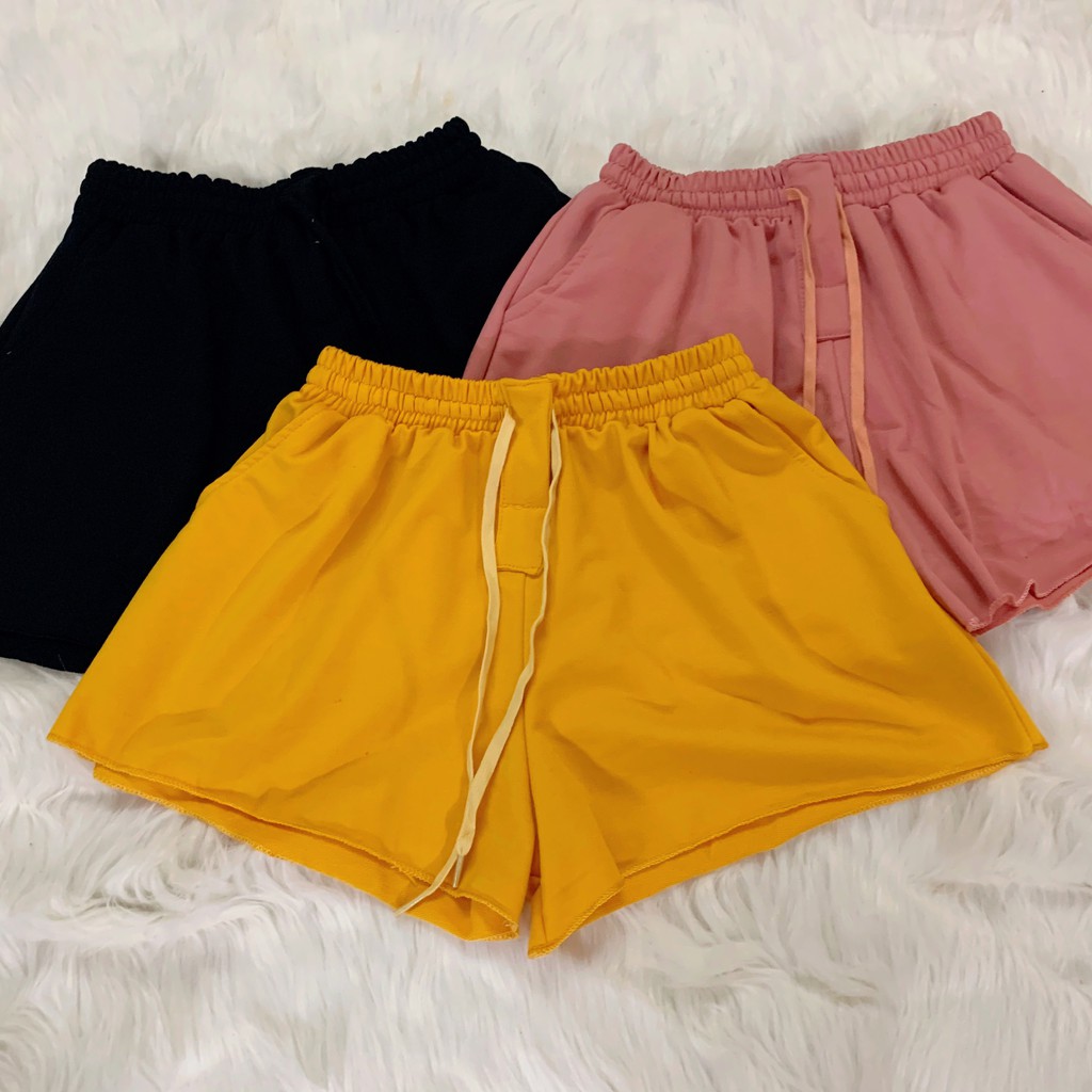Quần short ống rộng Nữ Cao Cấp hình thật