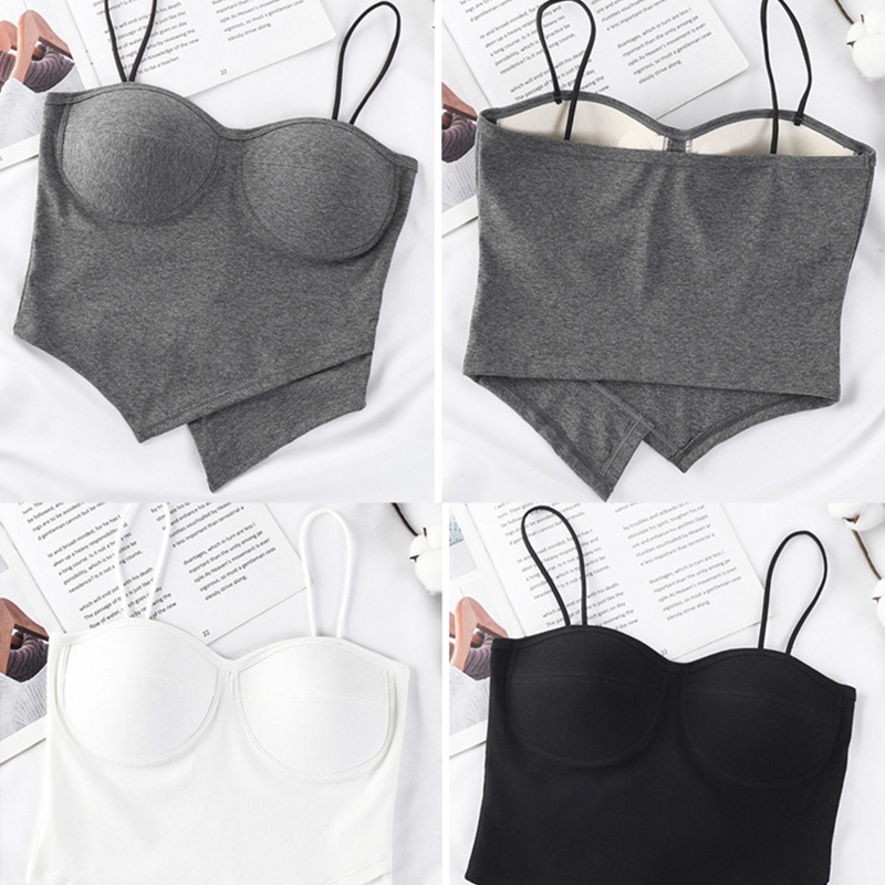 Áo Bra Không Đường May Mềm Mại Có Mút Nâng Ngực Dành Cho Nữ