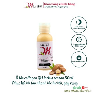 Kem ủ tóc QH Lactus season 50ml phục hồi hư tổn giảm gãy rụng,chống xơ rối và tăng cường độ ẩm Hấp tóc QH lactus season