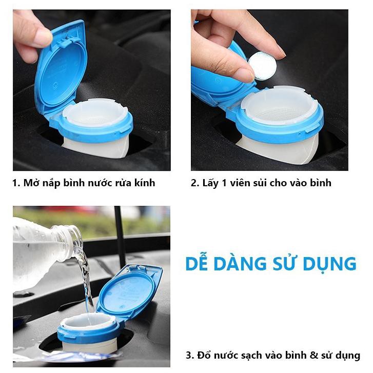 Viên Sủi Rửa Kính Ô Tô - 1 Viên