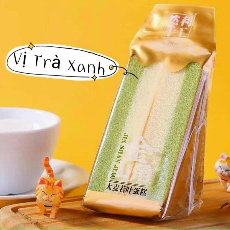 Bông Lan Tam Giác 3 Vị_Matcha/Dâu/Socola
