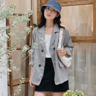 Blazer kẻ sp111