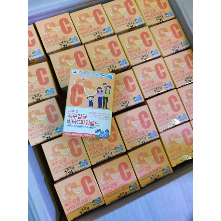 VITAMIN C JEJU TAGARINE HÀN QUỐC - hỗ trợ tăng đề kháng hộp 80 viên