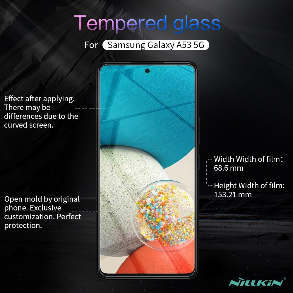 Kính Cường Lực 9H Chống Trầy Xước NILLKIN Cho Samsung Galaxy A53 A73 A52 A72 A71 A32 A23 A13 A22 A42 A12 A04S A04