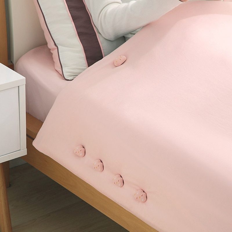 Set 8 Kẹp Cố Định Ga Trải Giường Chống Trượt Hình Đám Mây