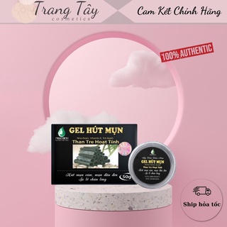 Gel hút mụn than tre hoạt tính size 50g mẫu mới