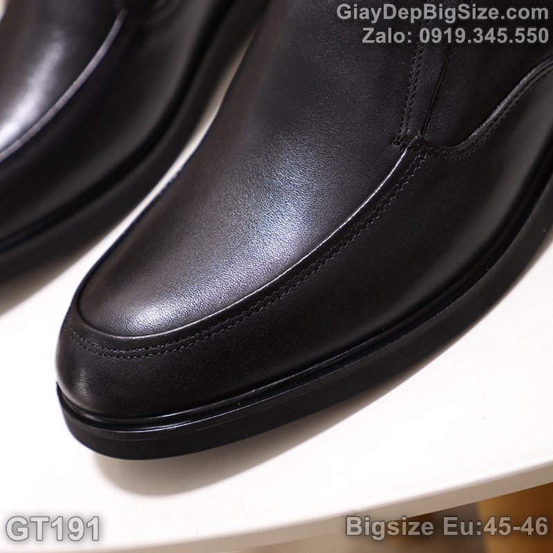 Giày da công sở, giày tây big size cỡ lớn Eu:45-46 cho nam chân to - GT191
