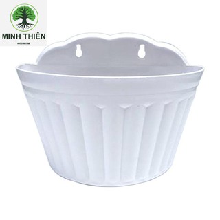 Chậu Ốp Tường size to 30cm x 18cm x 22cm hoạ tiết hàng rào