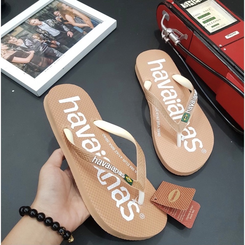 Kẹp tông mùa hè đi biển có hoạ tiết chữ dập vân, Kẹp tông xỏ ngón thời trang giới trẻ btshop từ 38 đến 42