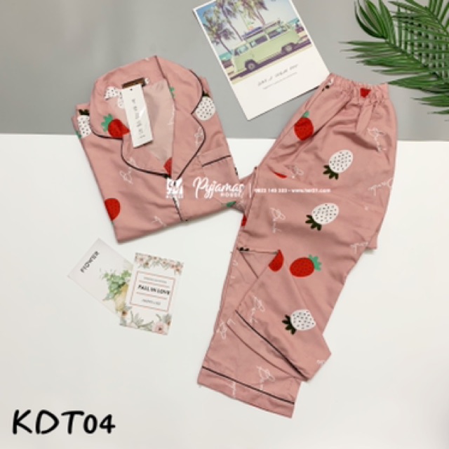 Pijama Kate Thái dài tay L1 (video & ảnh độc quyền) | BigBuy360 - bigbuy360.vn