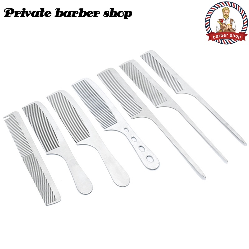 Lược Chải Tóc Chuyên Nghiệp Bằng Thép Không Gỉ Dành Cho Các Tiệm Salon