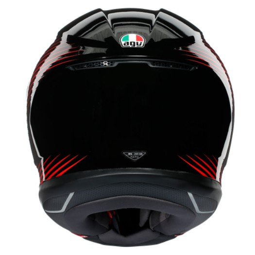 NÓN BẢO HIỂM AGV K6 ECE MULTI MPLK ASIA FIT RUSH BLACK/RED 6301A2MF002