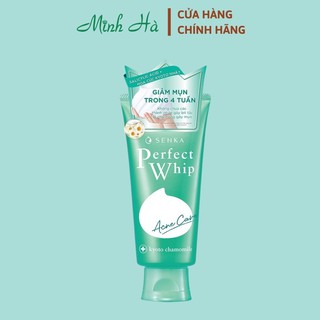 Sửa rửa mặt Senka Perfect Whip Acne Care 100g hỗ trợ giảm mụn sau 4 tuần