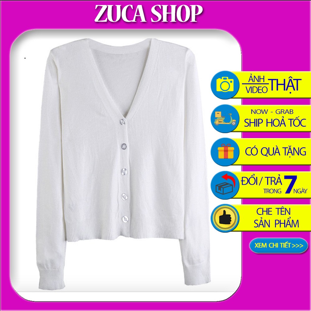 Áo Cardigan Len Mỏng Xuất Nhật Nhiều Màu Zuca Shop