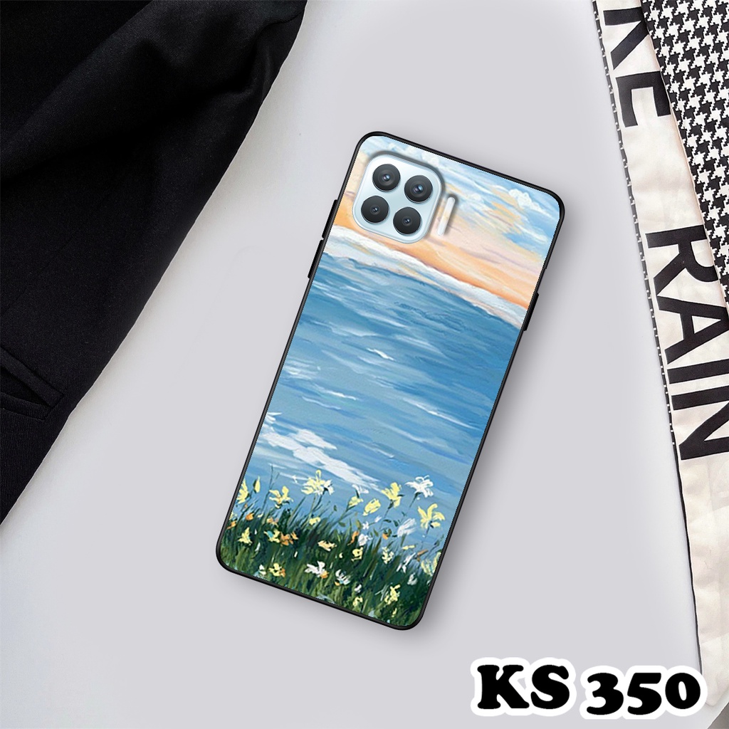 Ốp lưng Oppo A93 - Oppo A73 - Ốp in hình Cánh đồng hoa - Chất liệu TPU siêu bền