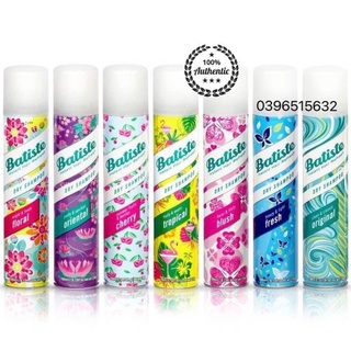 Dầu Gội Khô Batiste Dry Shampoo 200ml