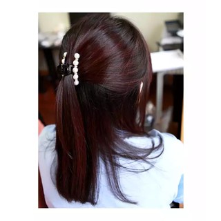 Kẹp tóc giả ngọc trai