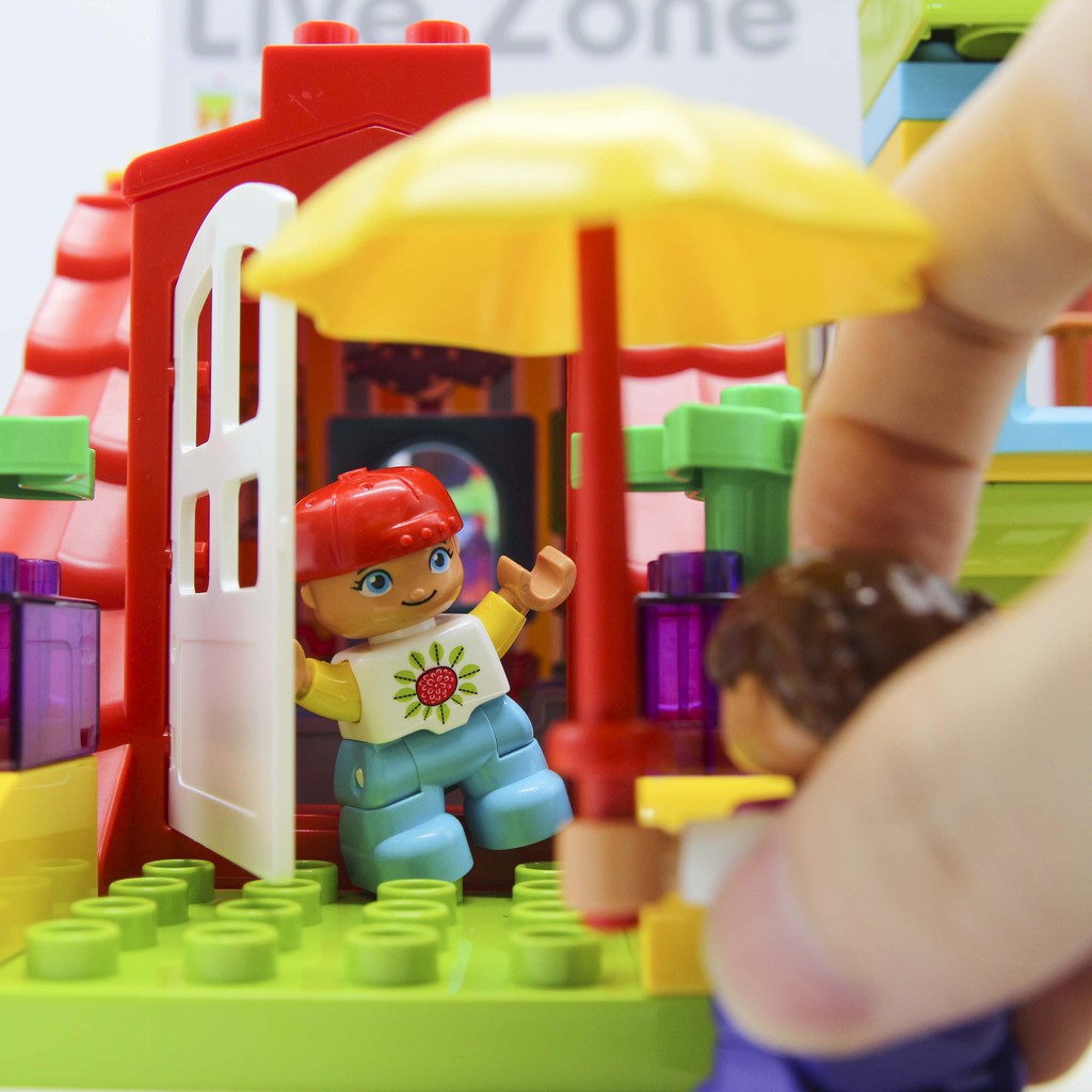 Bộ đồ chơi lắp ghép smoneo duplo Xứ sở thần tiên 50 chi tiết Toyhouse 55004