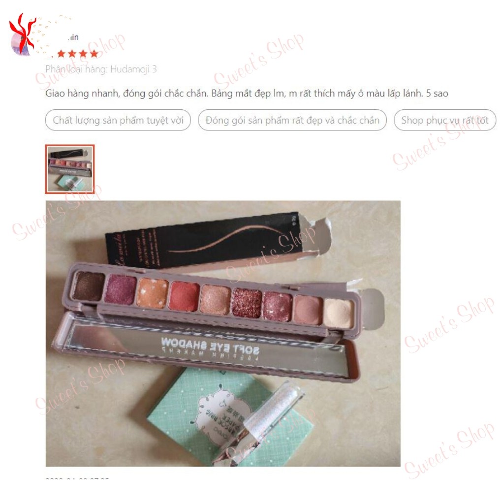 Bảng Phấn Mắt💖FREESHIP💖Bảng Mắt Novo Dẹp 9 Ô Soft Eye Shadow Smooth Texture | BigBuy360 - bigbuy360.vn