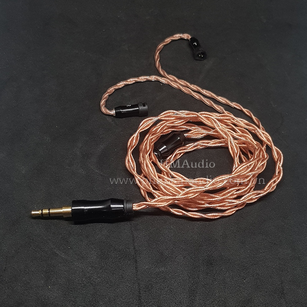 Dây tai nghe đồng OFC 1.2mm tết 4 - Sennheiser IE80/ IE80s