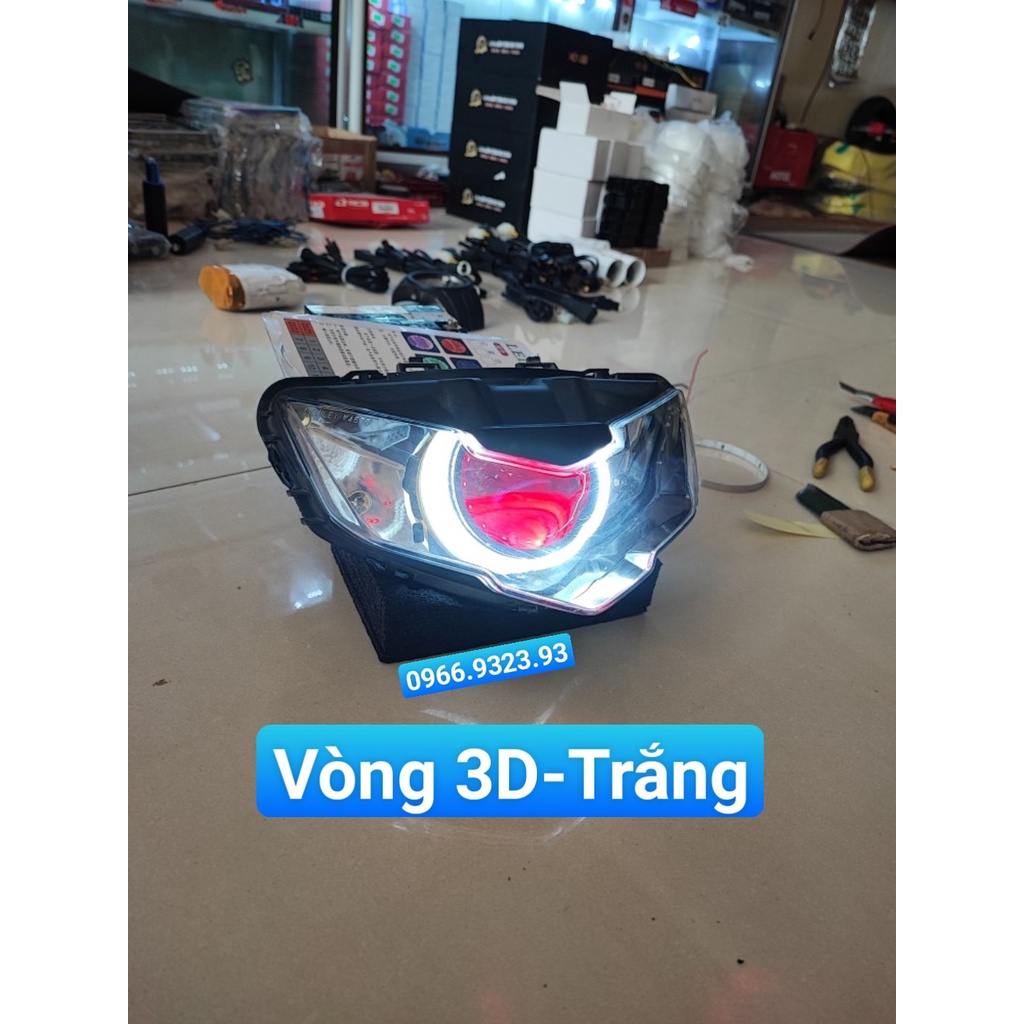 Vòng Thiên Thần 3D Khắc Hoạt Tiết Trang Trí gắn Bi 3.0 inch