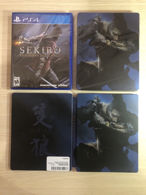 Sekiro Shadows Die Twice - hộp Thiếc Steelbook (ko game)