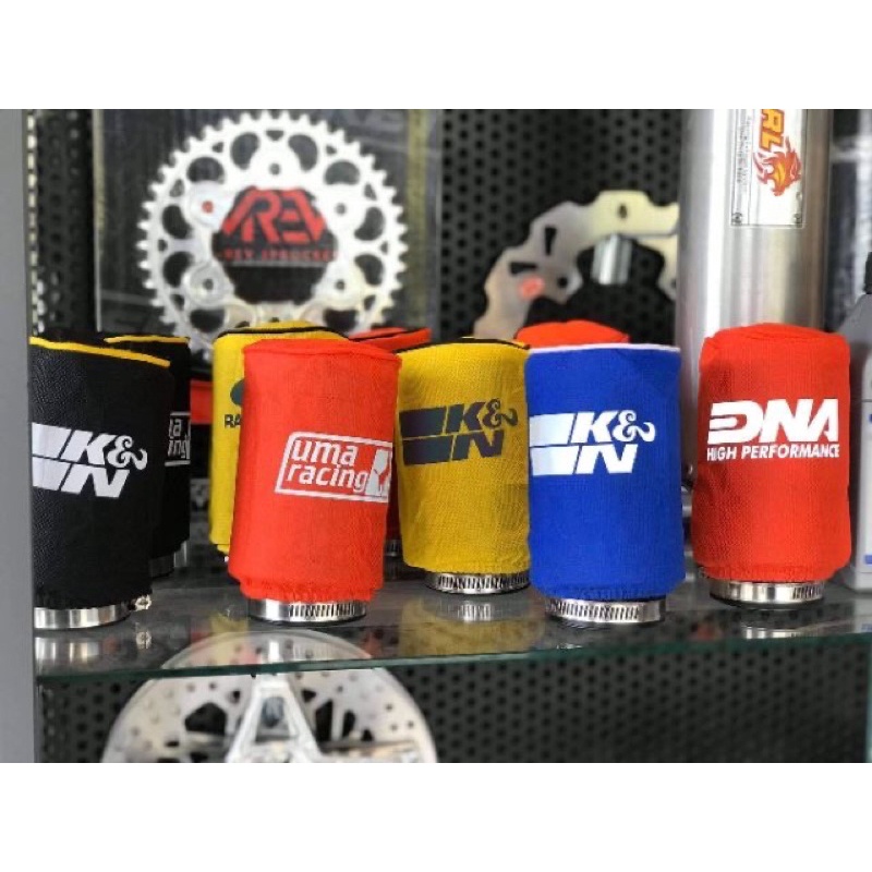 Combo Lọc Gió K&N Kèm Áo Mưa Gắn Các Loại Xe