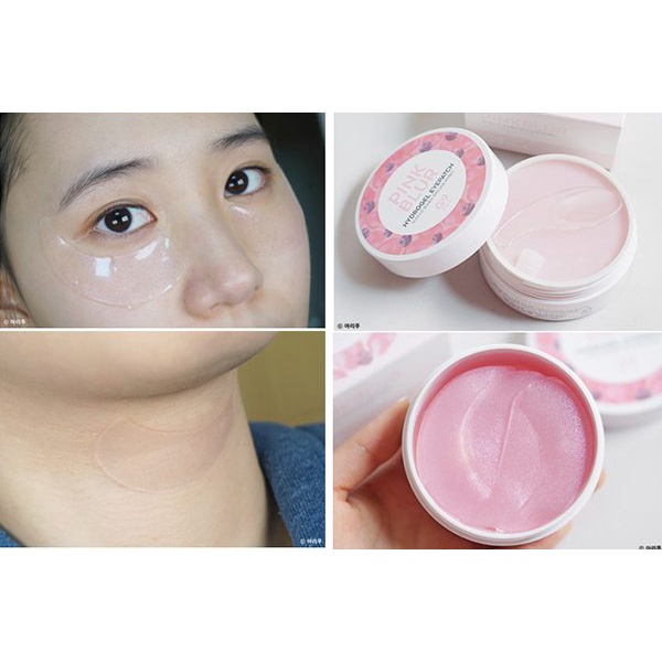 MẶT NẠ DƯỠNG MẮT, CẢI THIỆN GIẢM NẾP NHĂN MẮT G9SKIN PINK BLUR HYDROGEL EYE PATCH 100G CHÍNH HÃNG - 9878