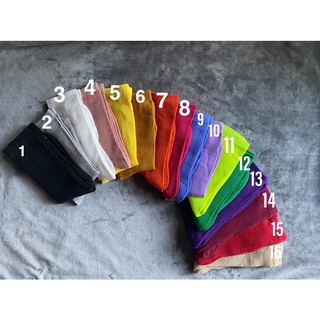 Tất vớ trơn basic cổ cao