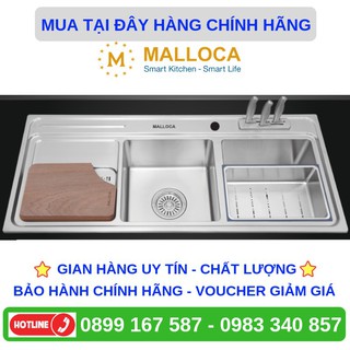 CHẬU RỬA CHÉN INOX MALLOCA MS 8816