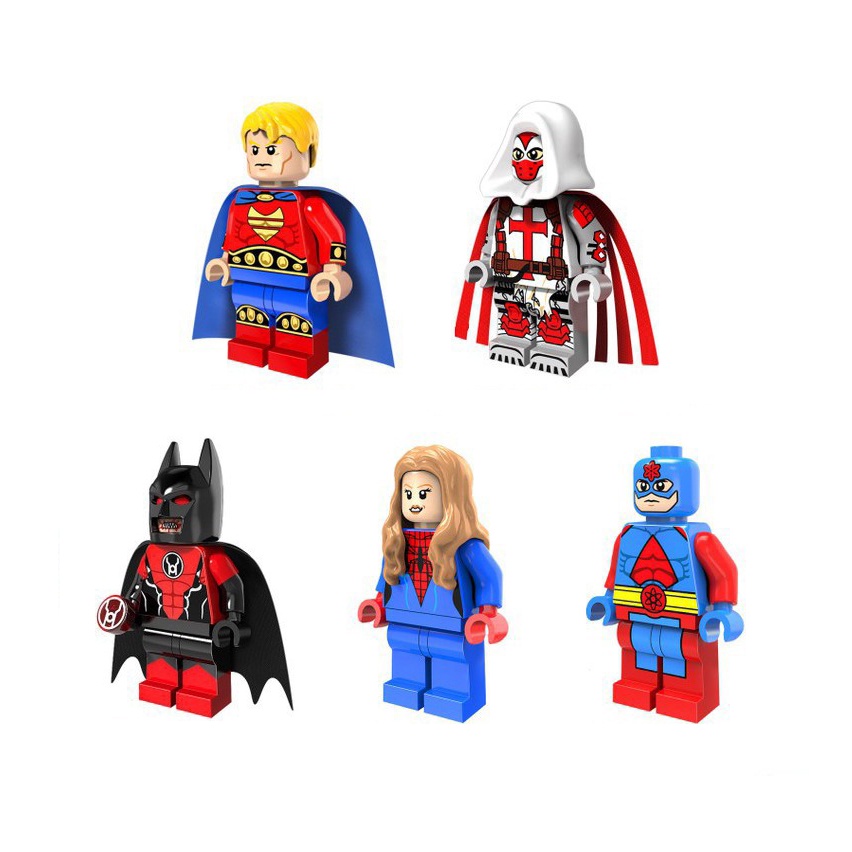 Bộ 5 nhân vật minifigures siêu anh hùng PG8056