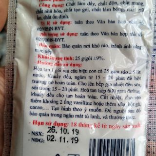 Rau câu con cá Hiệp Long 25g